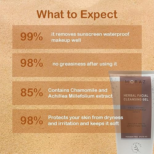 Miniatura 2 de Herbal gel de limpieza facial para todos los tipos de piel con Achillea y extracto de manzanilla