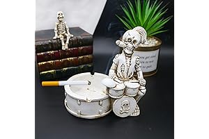 Halloween Gifts Skull Ashtray Decoration - Gothic Spooky Skeleton Smoker Scary Gift