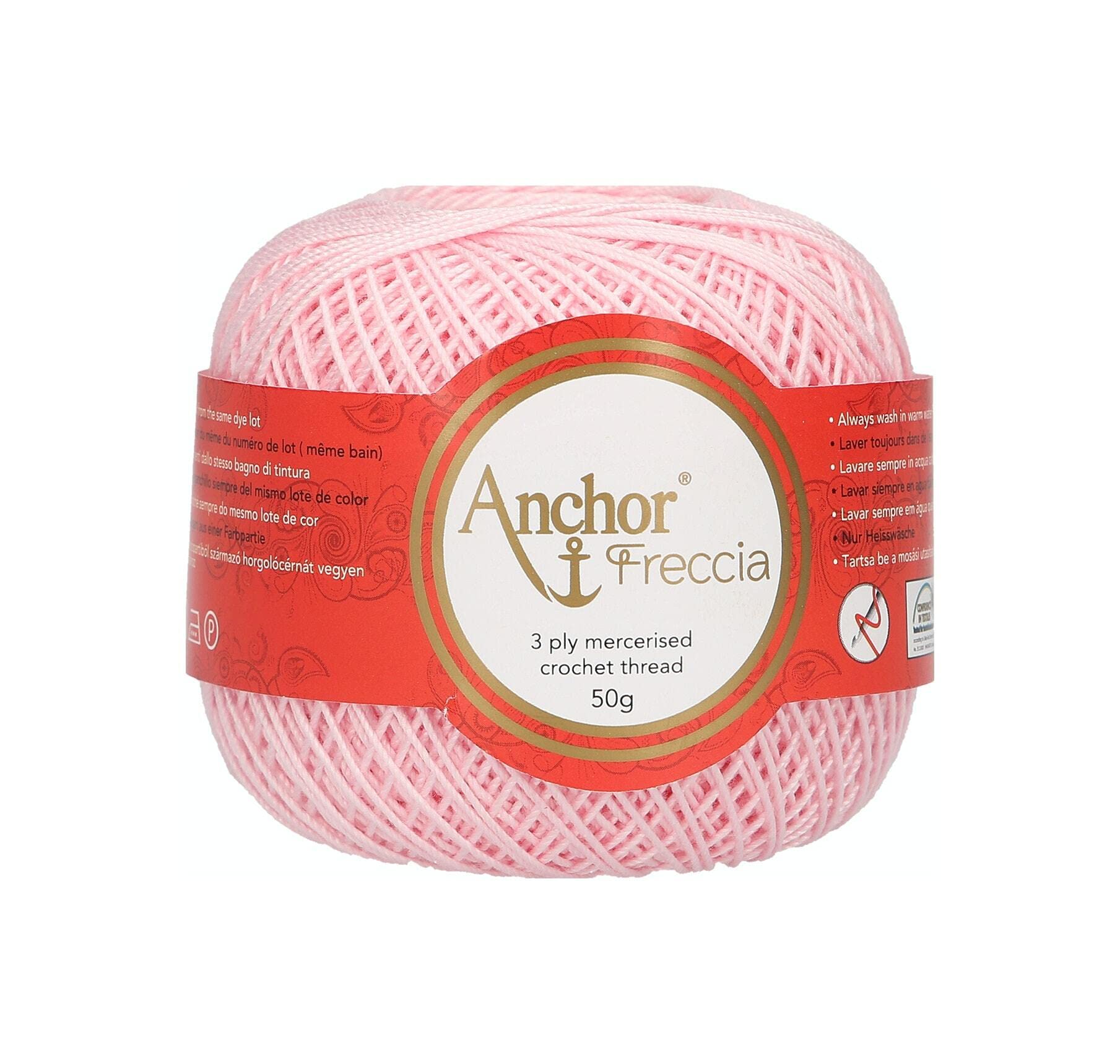 ANCHOR Freccia, Thickness: 6, Packaging: 50G, Running Length: 175M 48 Crochet Threads