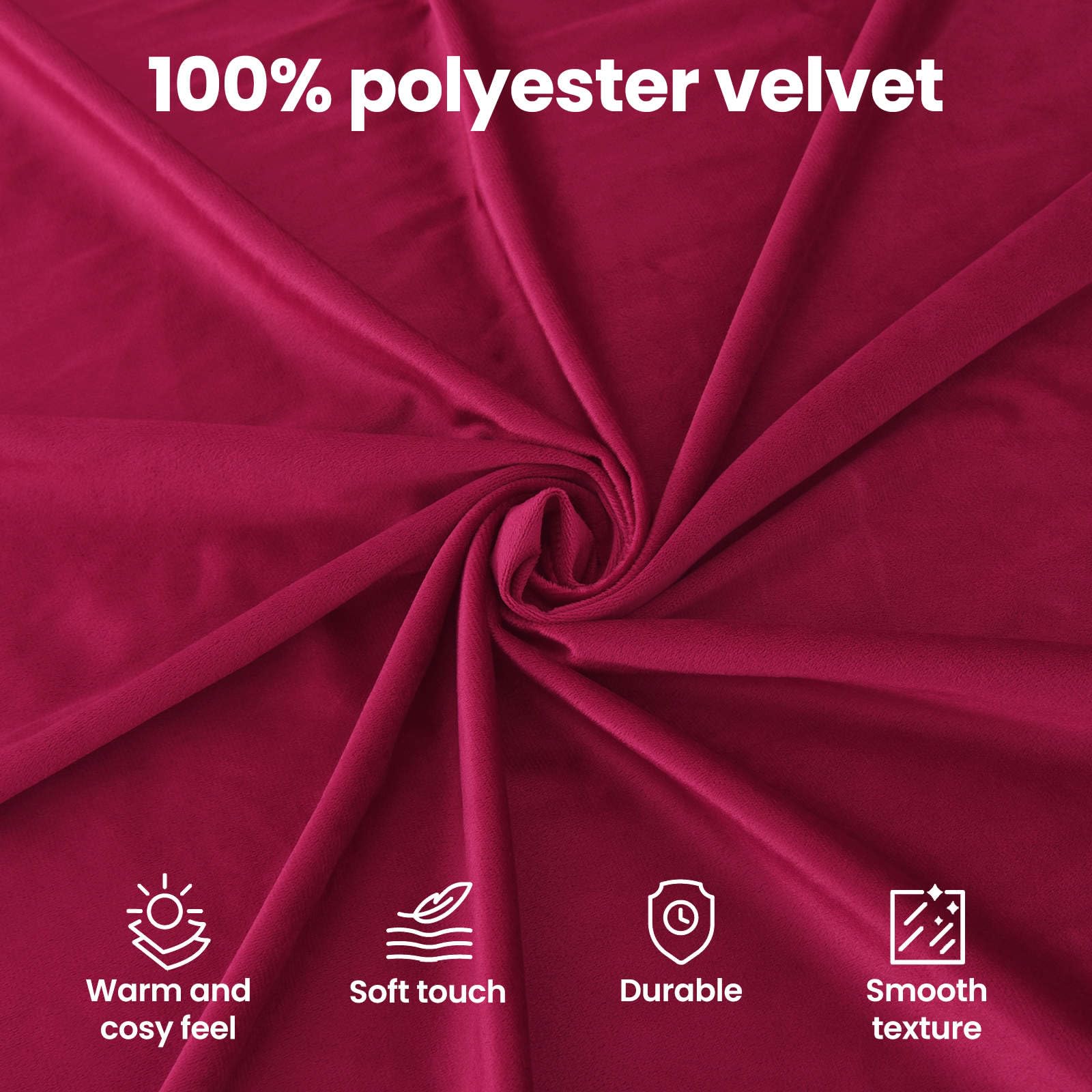 vidaXL Sillón Rojo Vino Terciopelo