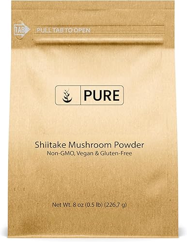 PURE ORIGINAL INGREDIENTS Hongo Shiitake (8 oz) Seta de la Selva Negra, extracto de hierbas, suplemento tradicional.