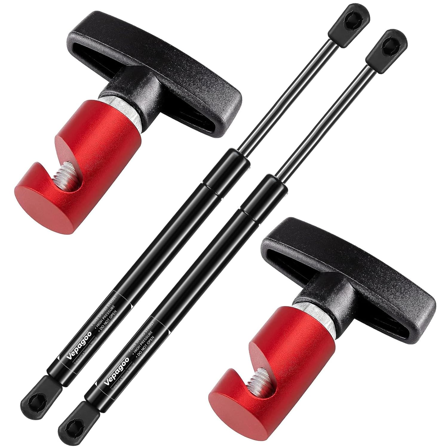 Vepagoo 4249 Rear Window Lift Supports Struts Shocks, Red