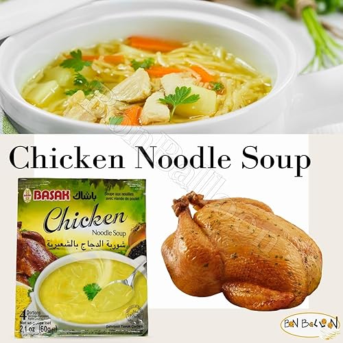 Miniatura 3 de Basak Sopa de fideos de pollo Mezcla de especias Condimento Aves de corral Baharat Oriente Medio Oriente Árabe Golfo Árabe Hierbas Hierbas Comida