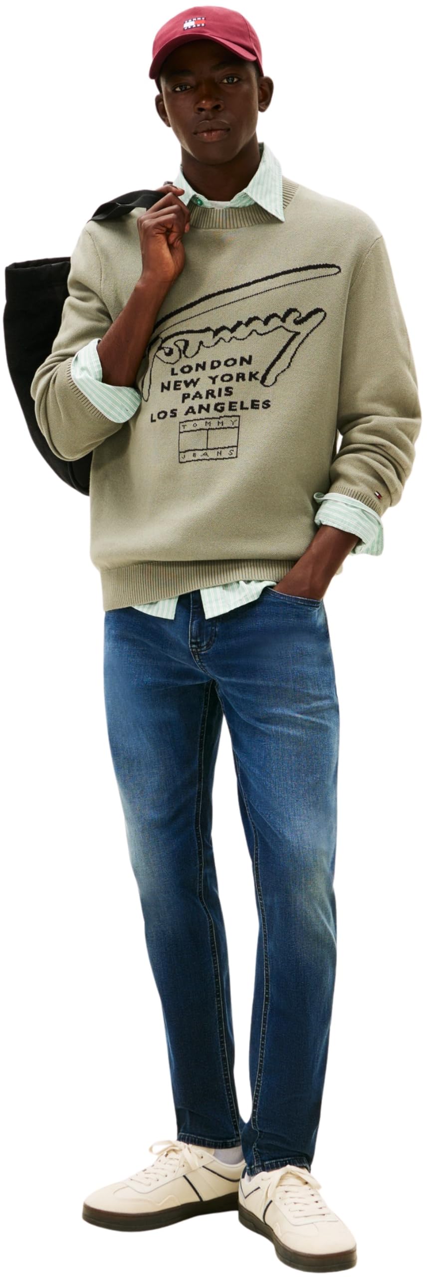 Tommy Jeans Austin Slim Tprd Di1263 Dm0dm22247 - Ajustado Hombre