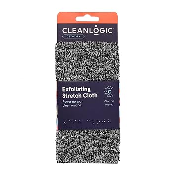 Clean Logic Detox Charcoal Purifying Stretch Wash Cloth, 1 Count