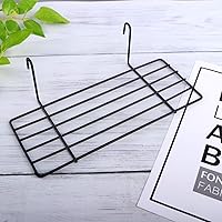 Vista 3 de POPETPOP 1 estante de pared de hierro para pájaros de mascotas, perca colgante resistente con ganchos, fácil de instalar para loros y animales