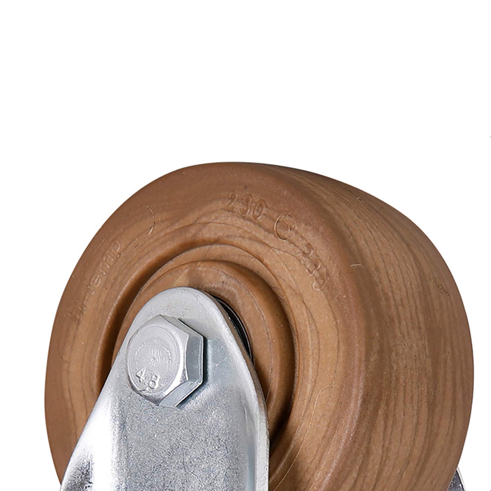 Nylon 3" 4" Rotelle Pivotanti con Piastra Superiore a 360 Gradi, Ruote Industriale con Freni, Resistenza alle Alte Temperature, Ruote Industriale, capacità di carico di 100 kg