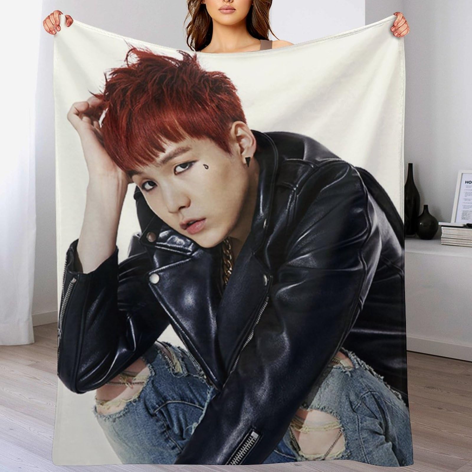 BTS SUGAブランケットセット Amazon.co.jp: BTS SUGA ブランケット 掛け毛布 洗える 耐久性