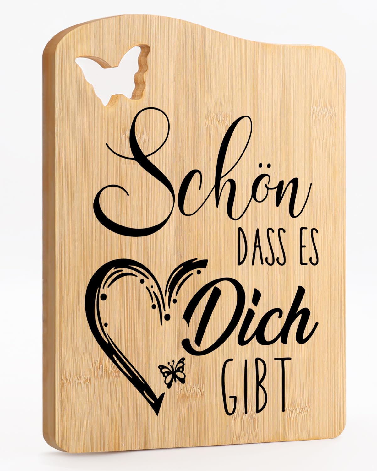 CadeauJoie Geschenke für Frauen, Bambus Schneidebrett Geschenke für Freundin, Muttertagsgeschenke für Mama Oma Frau Schwester, Geschenk für Frauen zum Muttertag, Geburtstag, Hochzeitstag