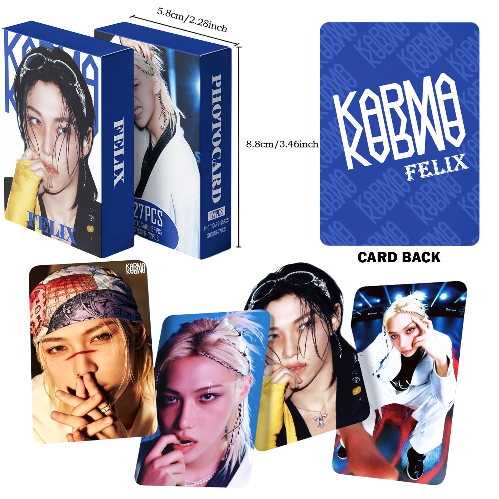 Stray Kids KARMA　EVERLINE　特典　トレカセット SELECT EVERLINE POB ) STRAY KIDS 4th Album KARMA | Shopee Brasil