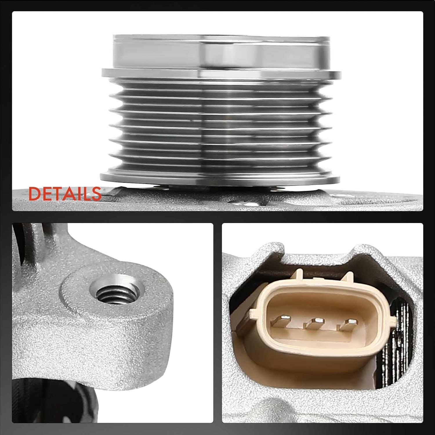 A-Premium Alternator Compatible with Subaru Outback Legacy 2013-2014 H4 2.5L, 12V 110Amp CW 6-Groove Clutch Pulley, Replace# A003TG6781, A003TG6781ZC