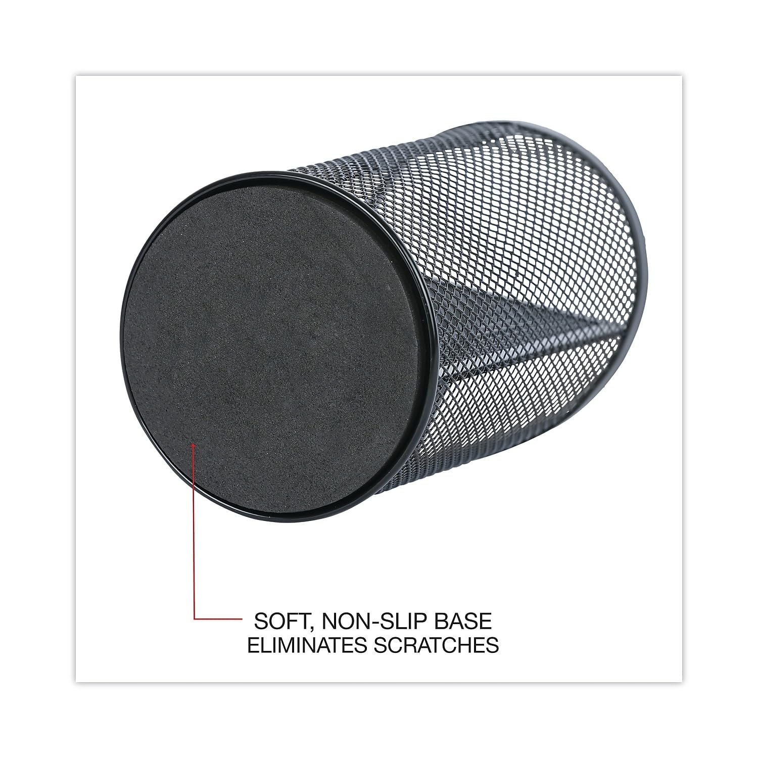 Universal 20019 Metall Mesh 3 Bleistift Cup, 4 teilige 1/20,3 cm Dia, 15,2 cm H, schwarz