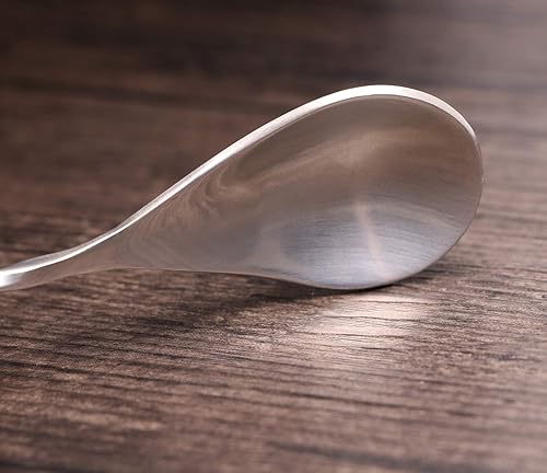 Miniatura 3 de Mini Skater 3 palitos Swizzle de acero inoxidable plateado de 11.8 pulgadas de mango largo, cucharas de cóctel en espiral, agitadores de café para