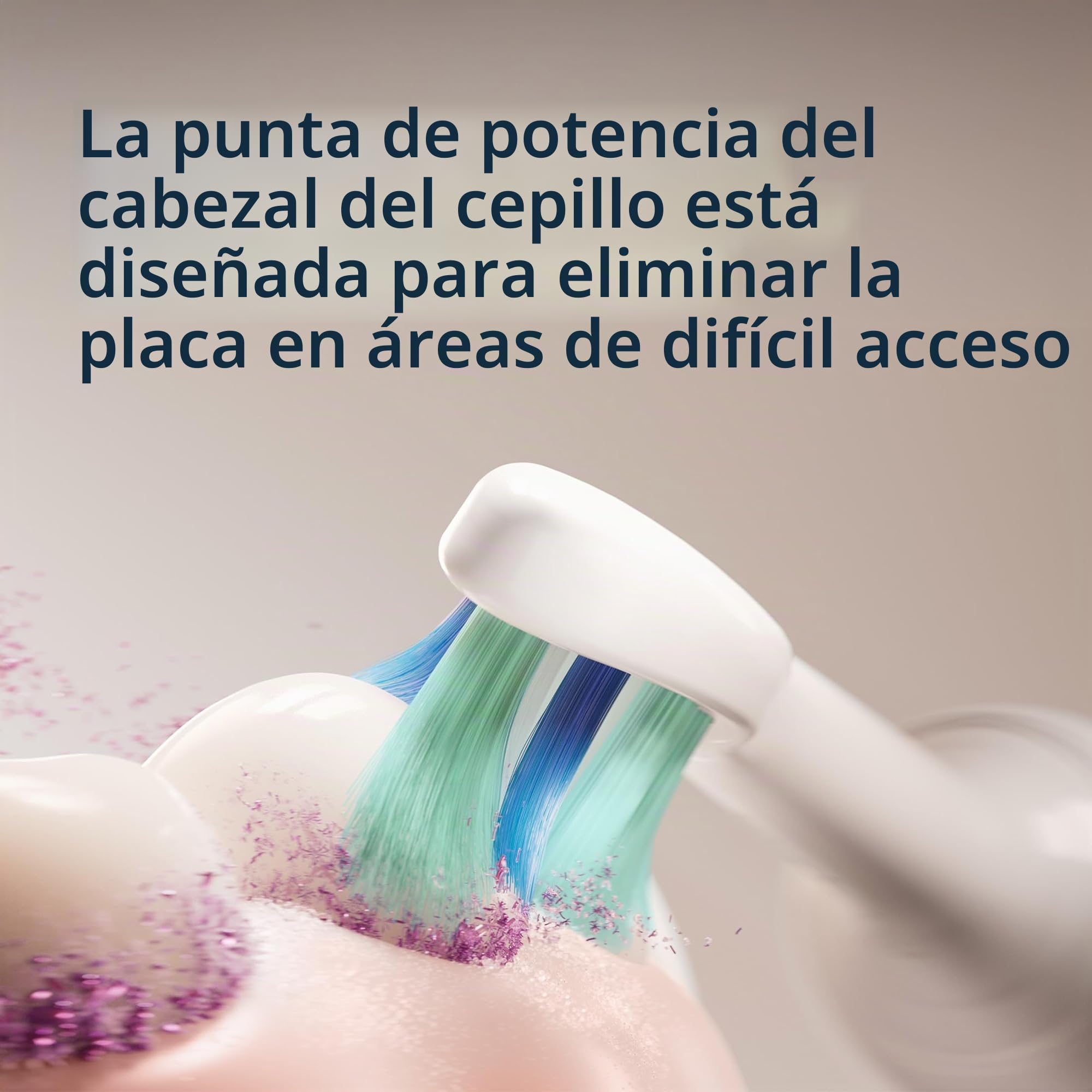 Philips Sonicare C2 Plaque Control - Cabezales de repuesto originales para cepillo de dientes eléctrico, blanco, paquete de 6 unidades de hasta 18 meses de suministro, HX9026/77