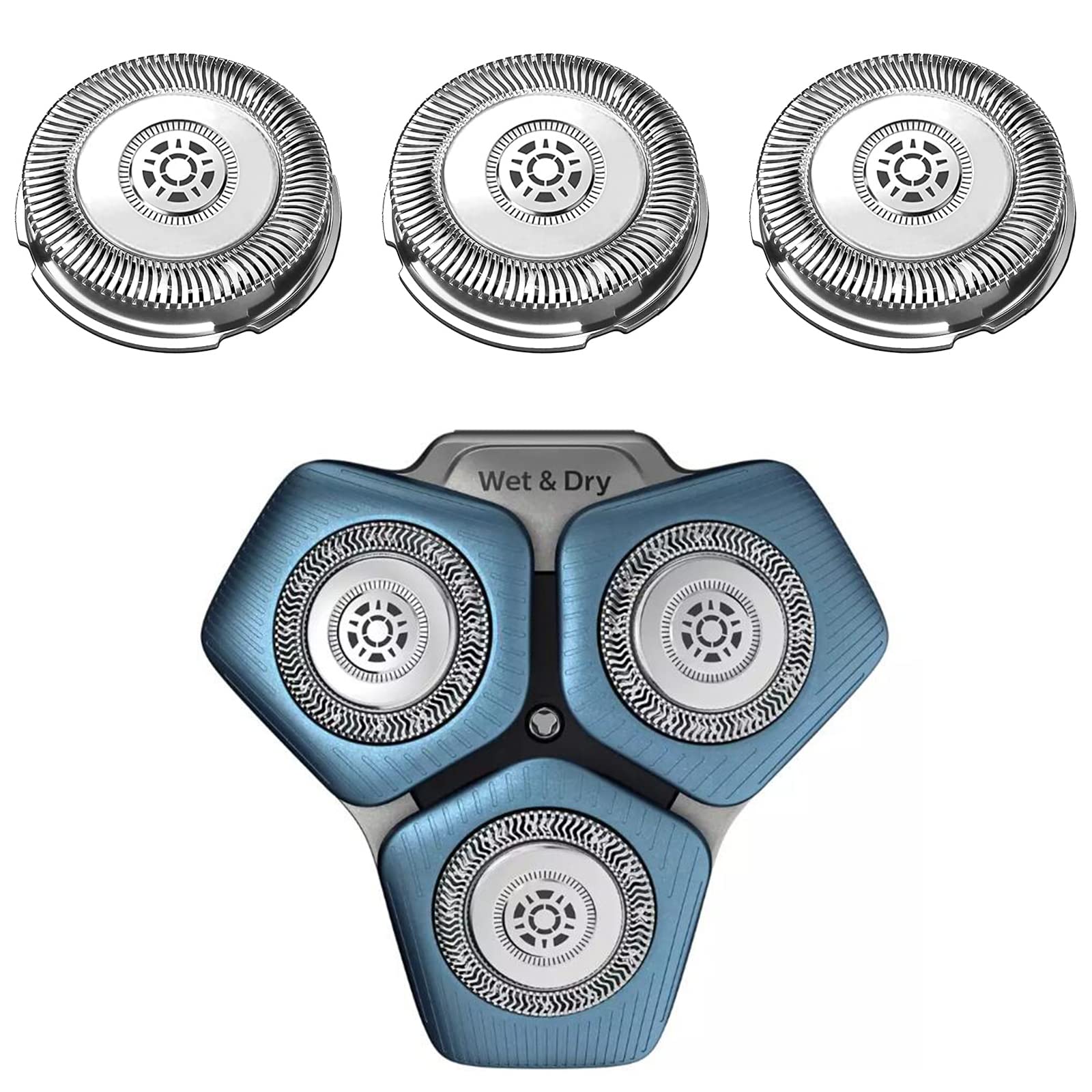 SH71 Replacement Heads for Philips Norelco Shaver Series 7000, Series 7000 Replacement Heads SH71/52 (3 Pack)