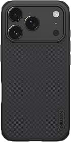 Capa Anti Impacto Nillkin Frosted Pro compativel com a linha iPhone 17, Proteção em Policarbonato e TPU, Textura Aderente (preto, iPhone 17 Pro)