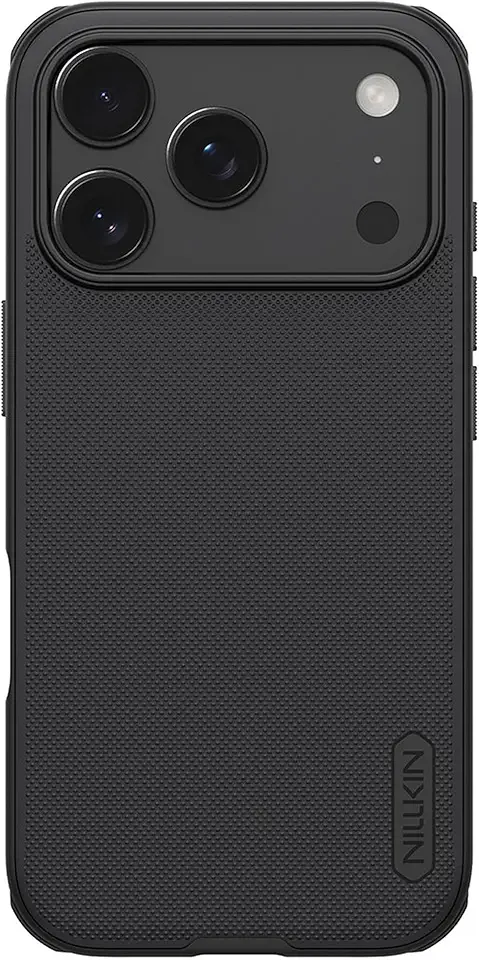 Capa Anti Impacto Nillkin Frosted Pro compativel com a linha iPhone 17, Proteção em Policarbonato e TPU, Textura Aderente (preto, iPhone 17 Pro)