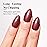 Imtiti Pearl Gel Nail Polish,0.5 Fl Oz Copper Red Glitter Drawing Gel Polish Shell Thread Shimmer Mermaid Nail Gel Polish Soak Off UV LED for Home DIY Nail Art Manicure Salon