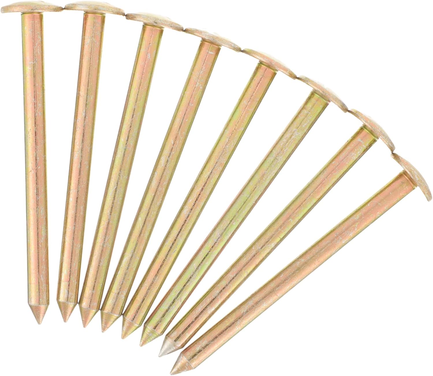 SECFOU 10pcs Shank siding Nail Round Head Nails Cement