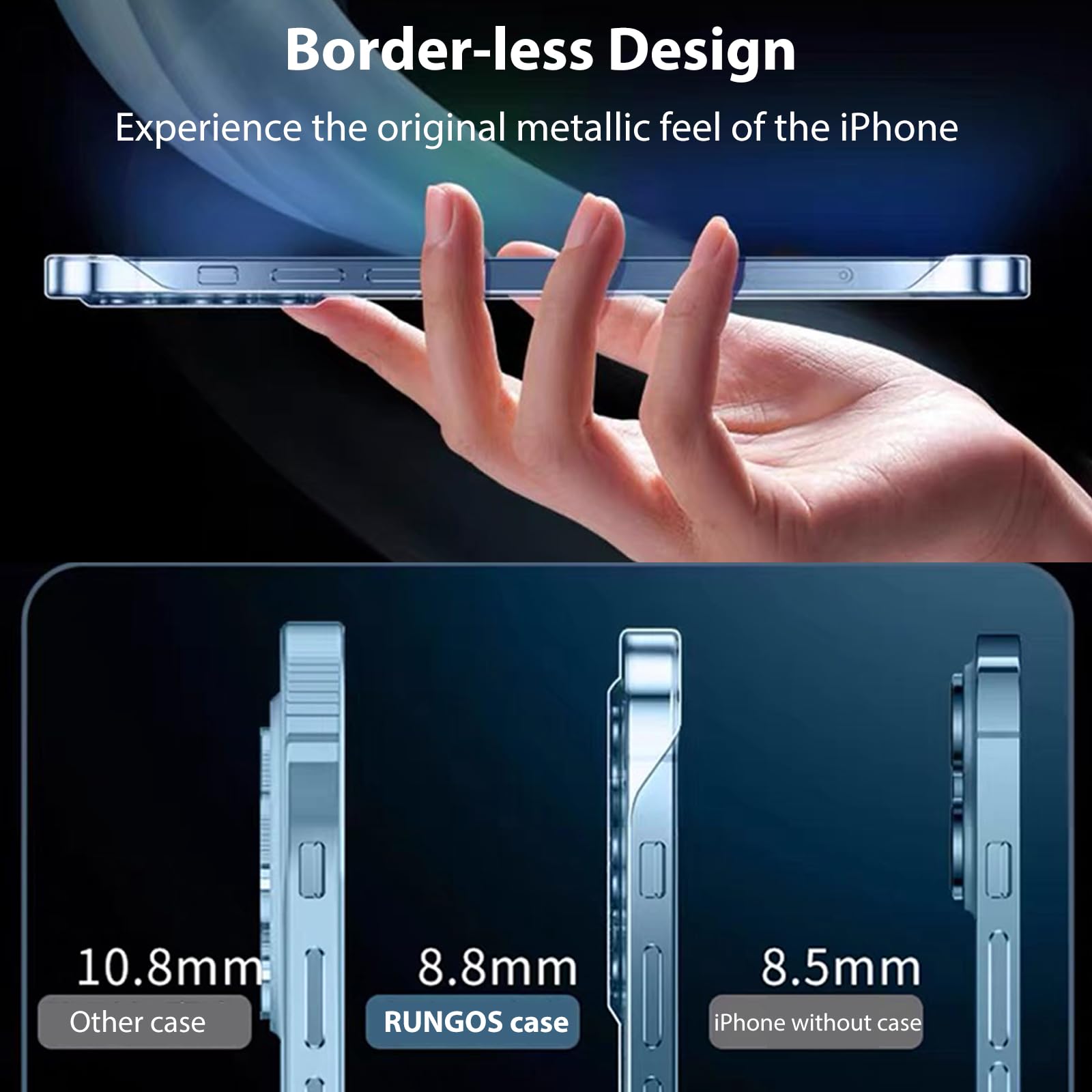 FAOMSEBS for iPhone 16 Pro Max Case MagSafe - Image 3