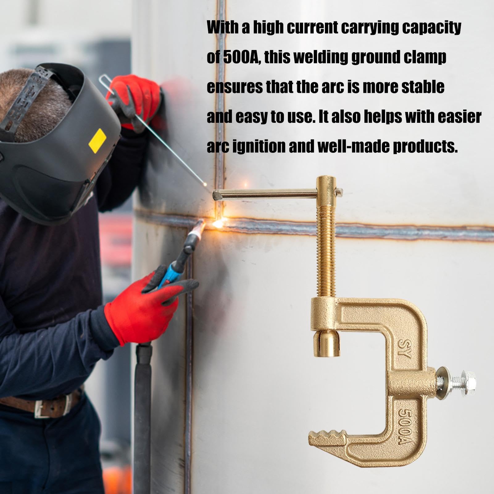 Amazon.co.jp: アース溶接アースクランプ | 500A ヘビーデューティ