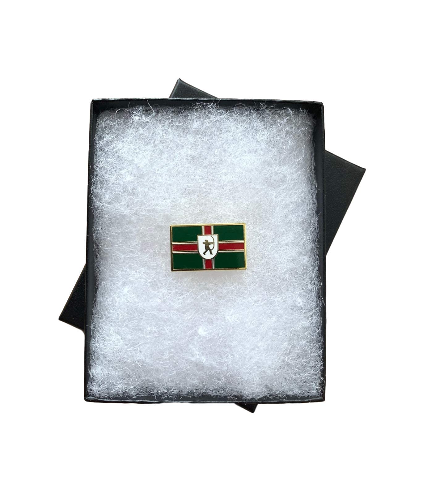 Smartbadge® Nottinghamshire County Flag Crested Enamel Lapel Pin Badge in Gift Box