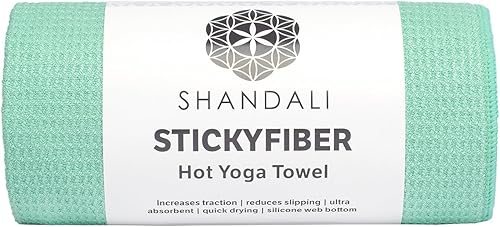 Shandali Toalla de yoga caliente tamaño esterilla, microfibra, súper absorbente, antideslizante, sin lesiones, 24 x 72 pulgadas La mejor toalla de