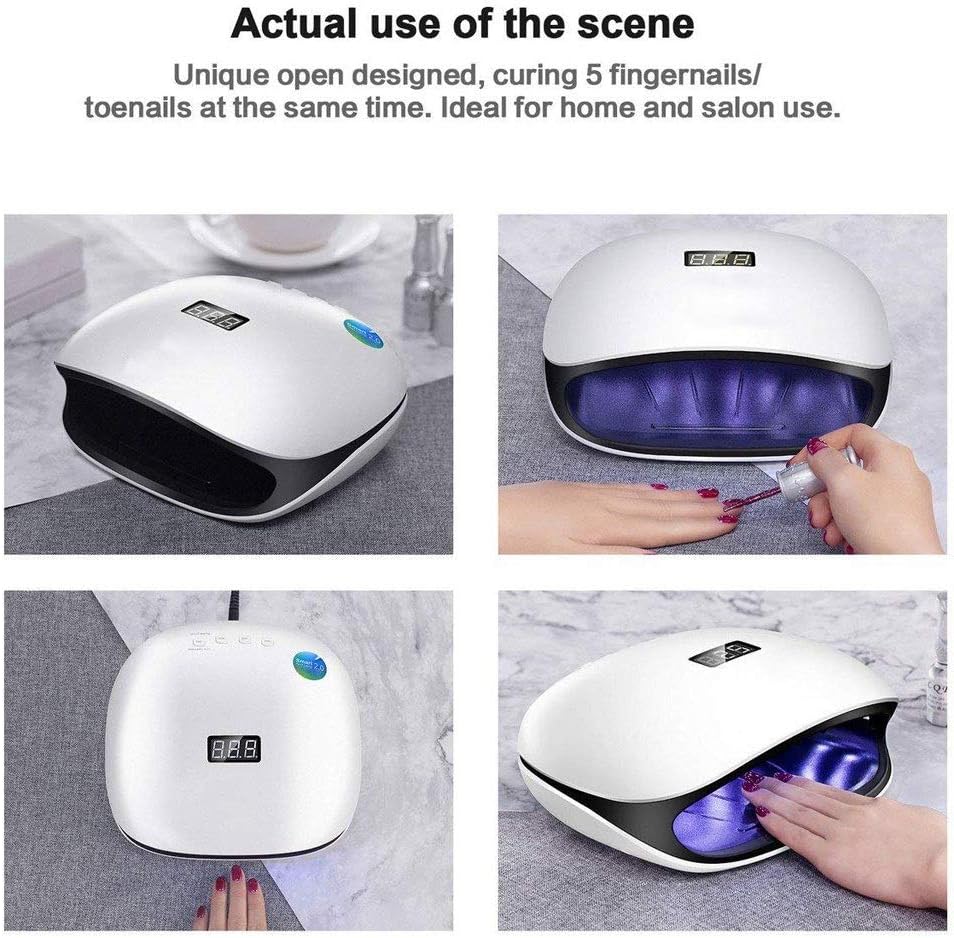 Nail Lamp-Nail Lamp Auto-Sensing Machine for Gel Polish with Timer Setting Nail Lampe Nail Dryer for