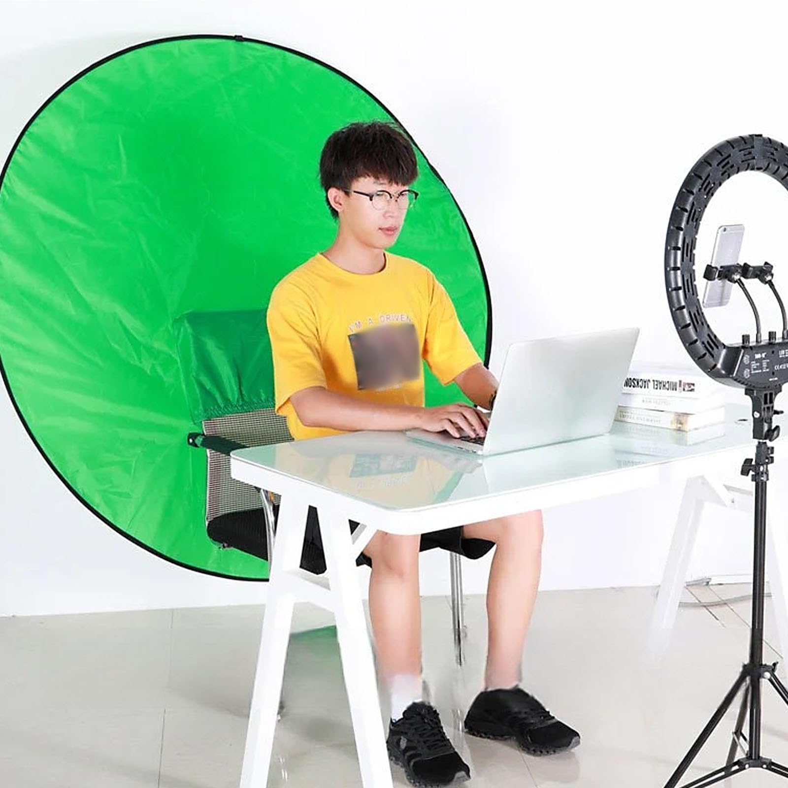 Schermo Foto Sfondo Panno Poliestere Alta Saturazione di Colore Fotografia Sfondo per Live Video Studio Photo Accessorio
