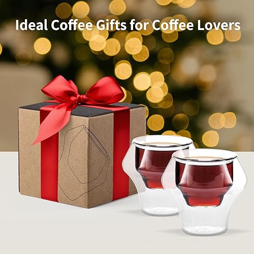 Miniatura 5 de MHW-3BOMBER G5058 - Juego de 2 tazas de café expreso de 2 onzas20fl oz