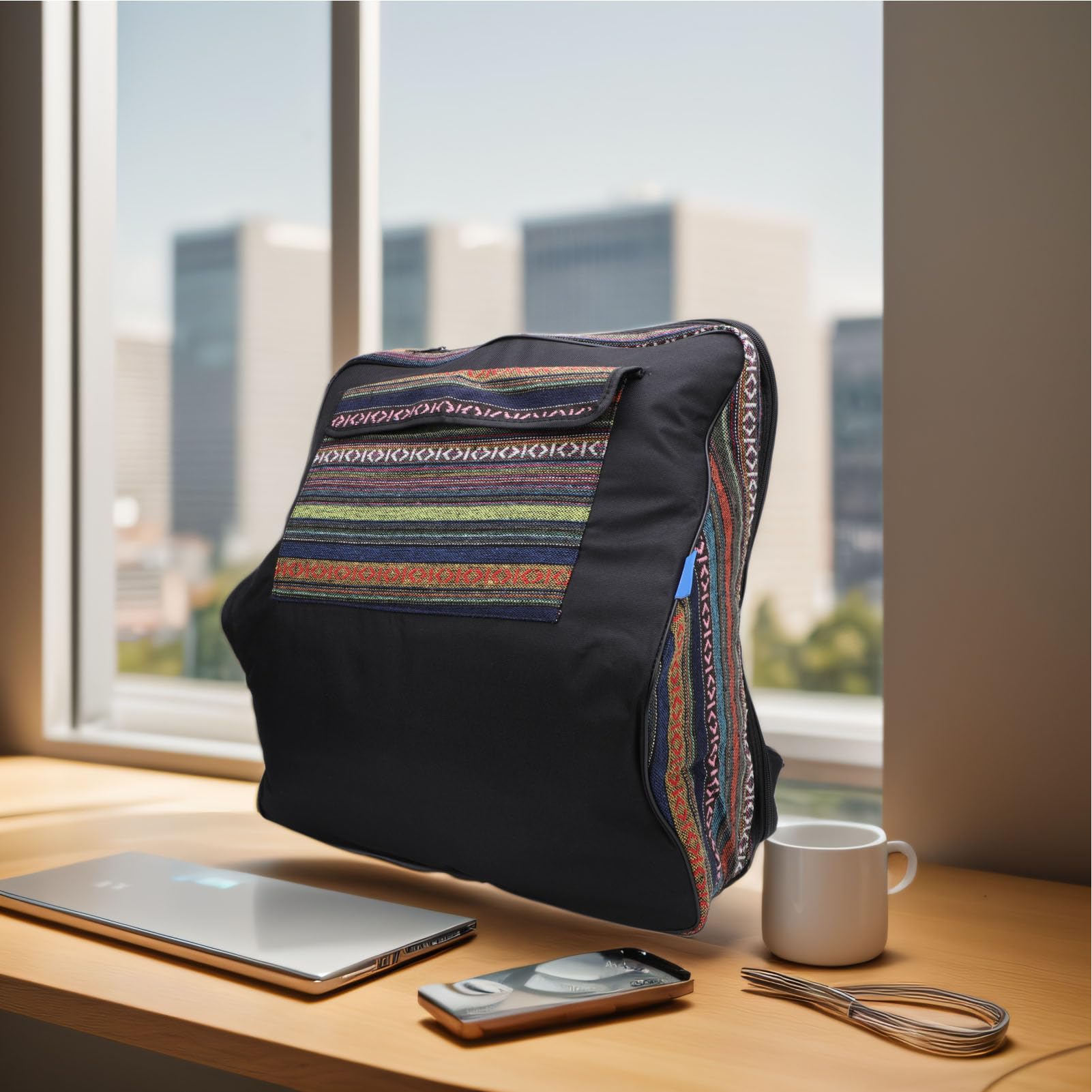 Akkordeon-Rucksack Wasserdichte Tasche aus Baumwollstoff 48-120 Bass Reisetasche