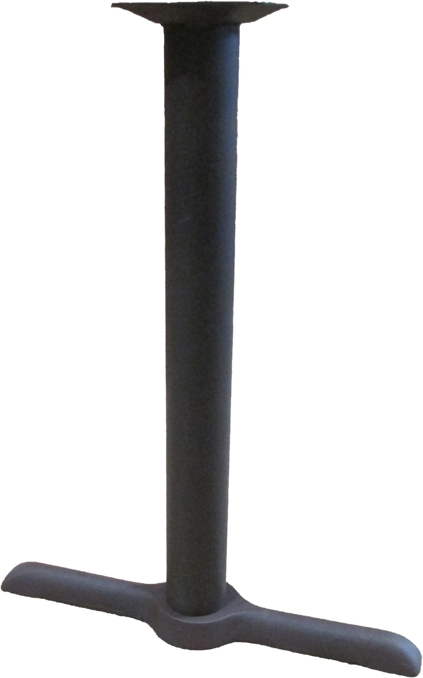 Oak Street B522BRZ-STD Powder Coated Bronze Standard Height Cross Base, 22" Width x 30" Height x 5" Depth, Black