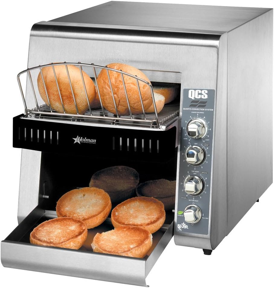 Star QCS2-600H Analog 3" Opening Bun Conveyor Toaster