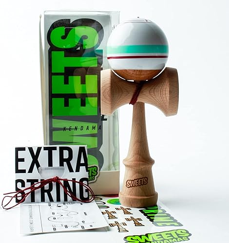 Sweets Kendamas Boost Sport Stripe Kendama - Pintura adhesiva, mejora la coordinación ojo-mano, reflejos, diseño de rayas, paquete de regalo de disponible en Yaxa Mexico