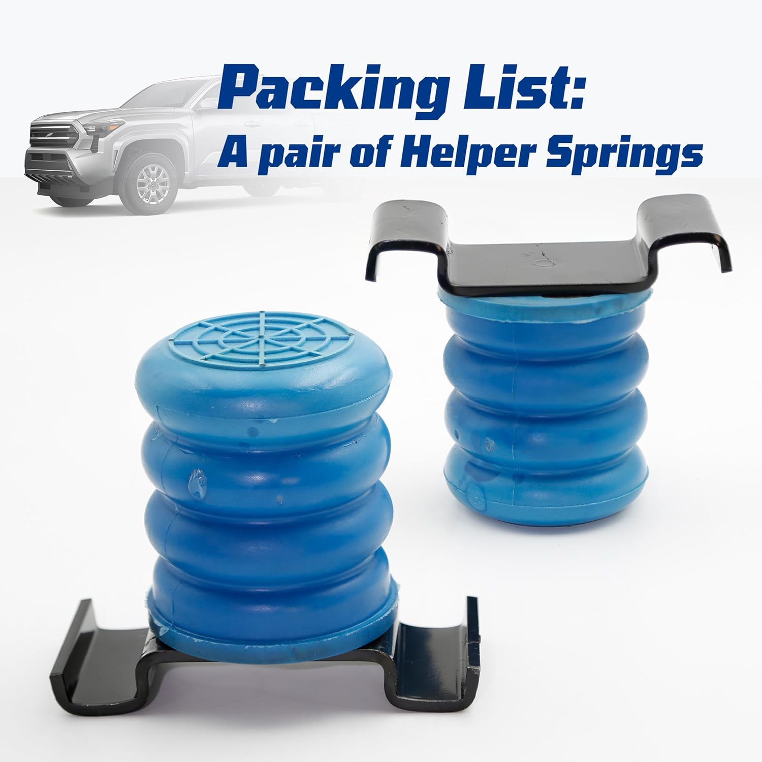Helper Suspension Springs Kit Fit for Toyota Tacoma Hilux Frontier D-Max 4x2 4x4 2013 2014 2015 2016 2017 2018 2019 2020 2021 2022 2023 Rear Suspension Helper Springs Replace SSR-612-40