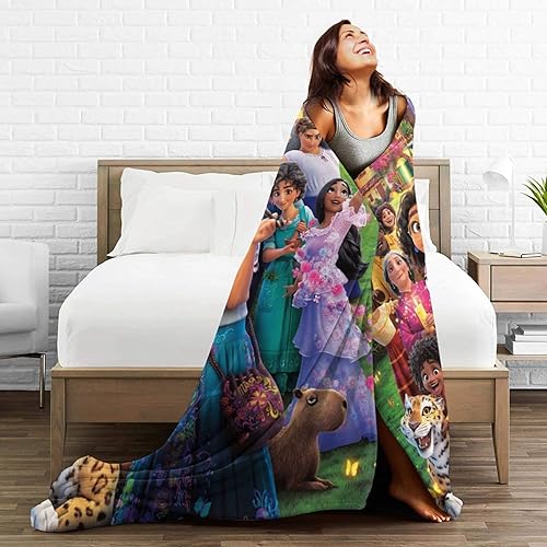 Miniatura 5 de Manta de dibujos animados de felpa suave para niños, niñas, niños y adultos, 80 x 60 pulgadas