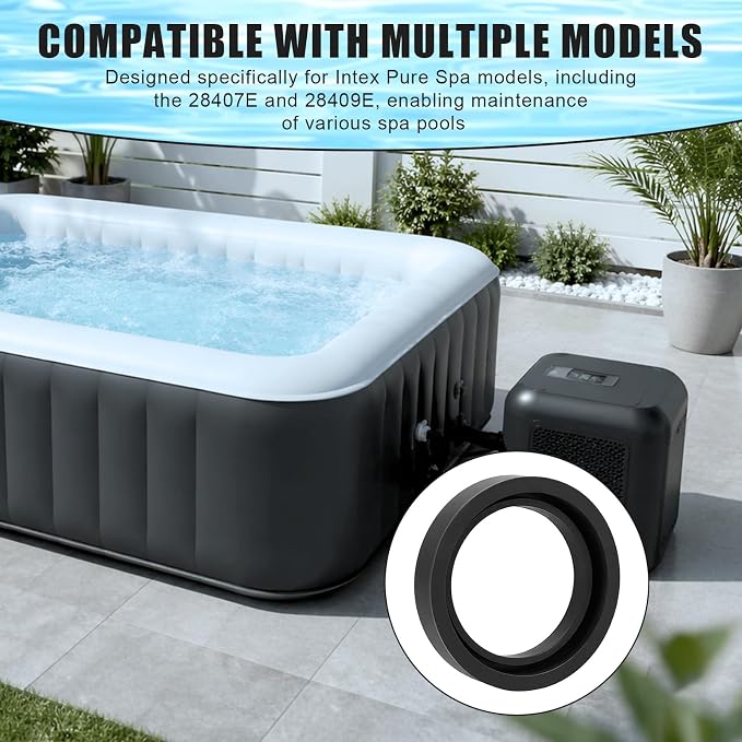 Sello de entrada y salida 6 piezas para spa Intex Pure miniatura 4