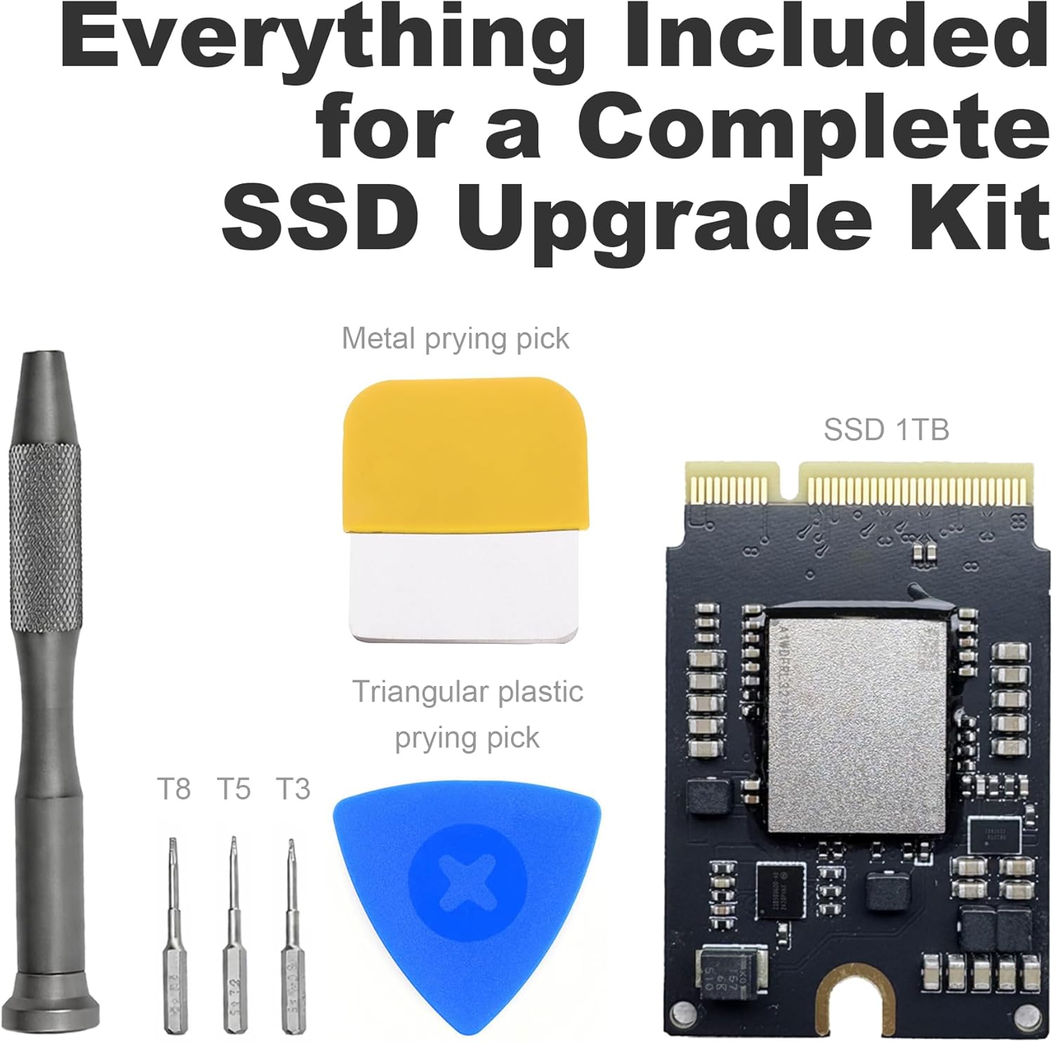 SlimQ 1TB SSD for Mac mini M4 - Upgrade Kit Compatible with Macmini Internal M.2 SSD Replacement Drive, High-Speed 1TB Storage Upgrade