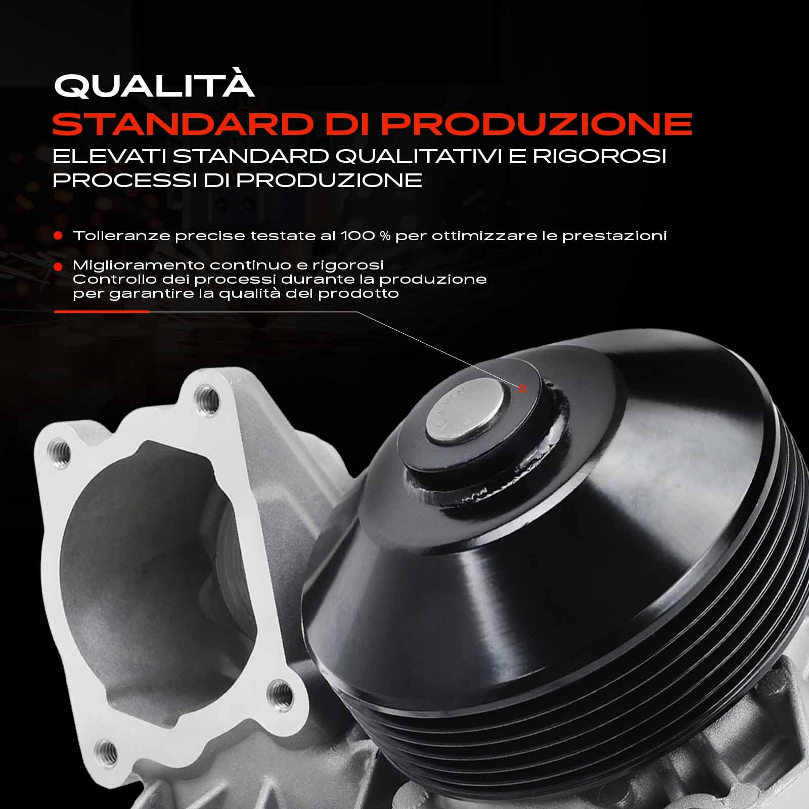 Frankberg Pompa dell'acqua 11517807311 | Compatibile con: Serie 1 Cabrio E88, Serie 1 E81, Serie 5 E60, Serie 3 Coupé E92, Serie 3 Touring E91, X1 E84