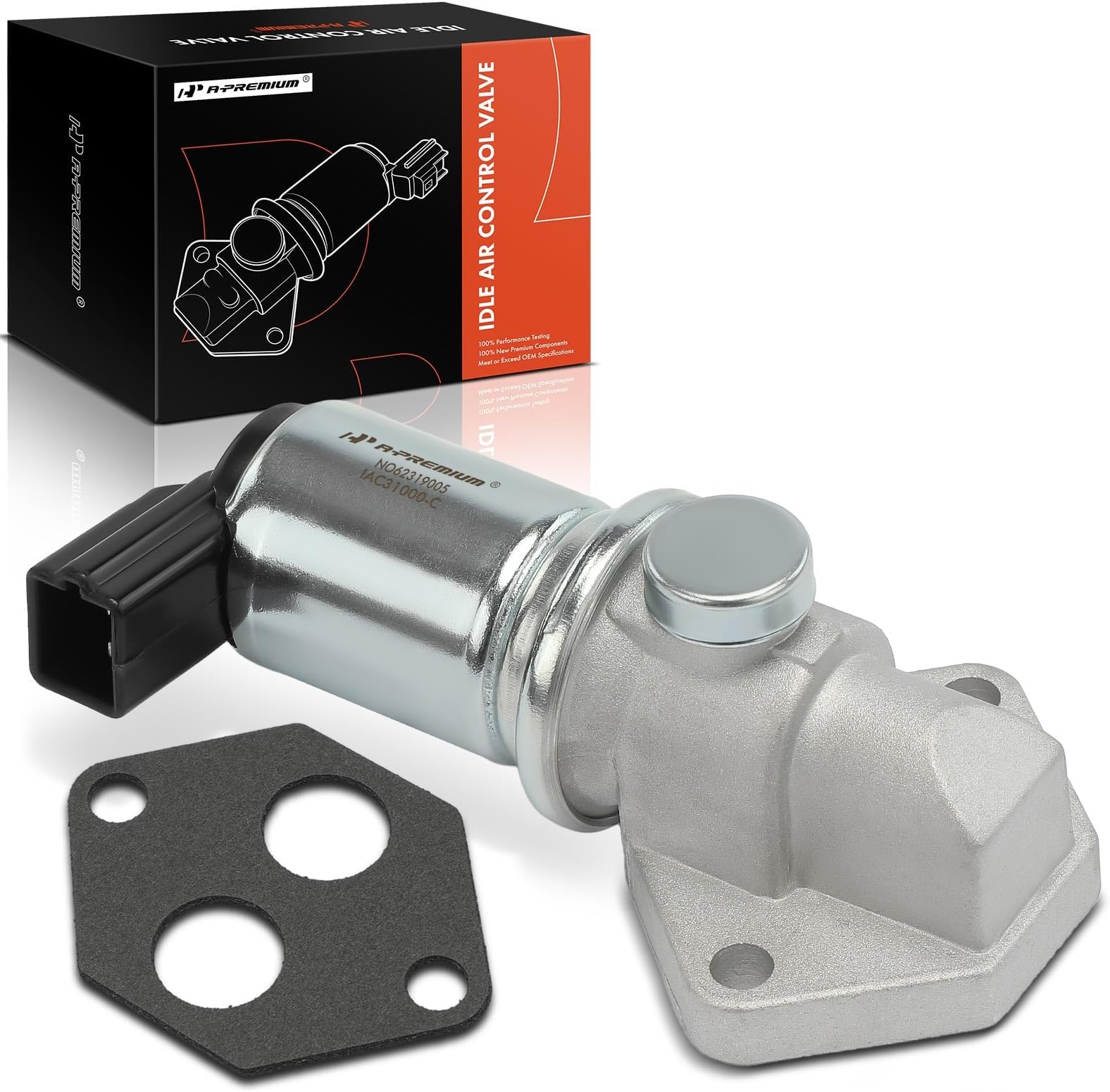 A-PremiumFuel Injection Idle Air Control Valve Compatible with Ford Mustang 1994-1995, Taurus 1989-1991, Thunderbird 1988-1995 & Lincoln Continental 1989-1991 & Mercury Cougar 1989-1995, Sable