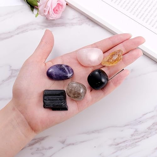 Miniatura 2 de Juego de cristales de protección para el hogar, cristales de protección para el hogar para eliminación de energía negativa, limpieza de campos