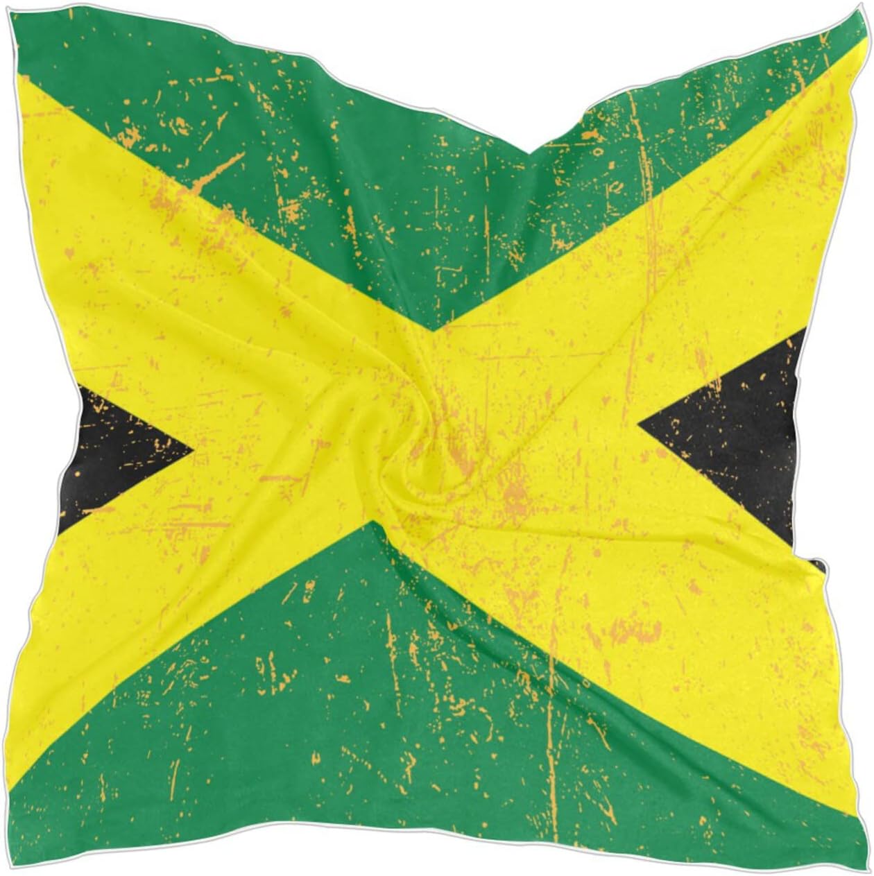 Women's Fashion Silk Scarf Square Satin Headscarf Neck Scarf Head Hair Wraps