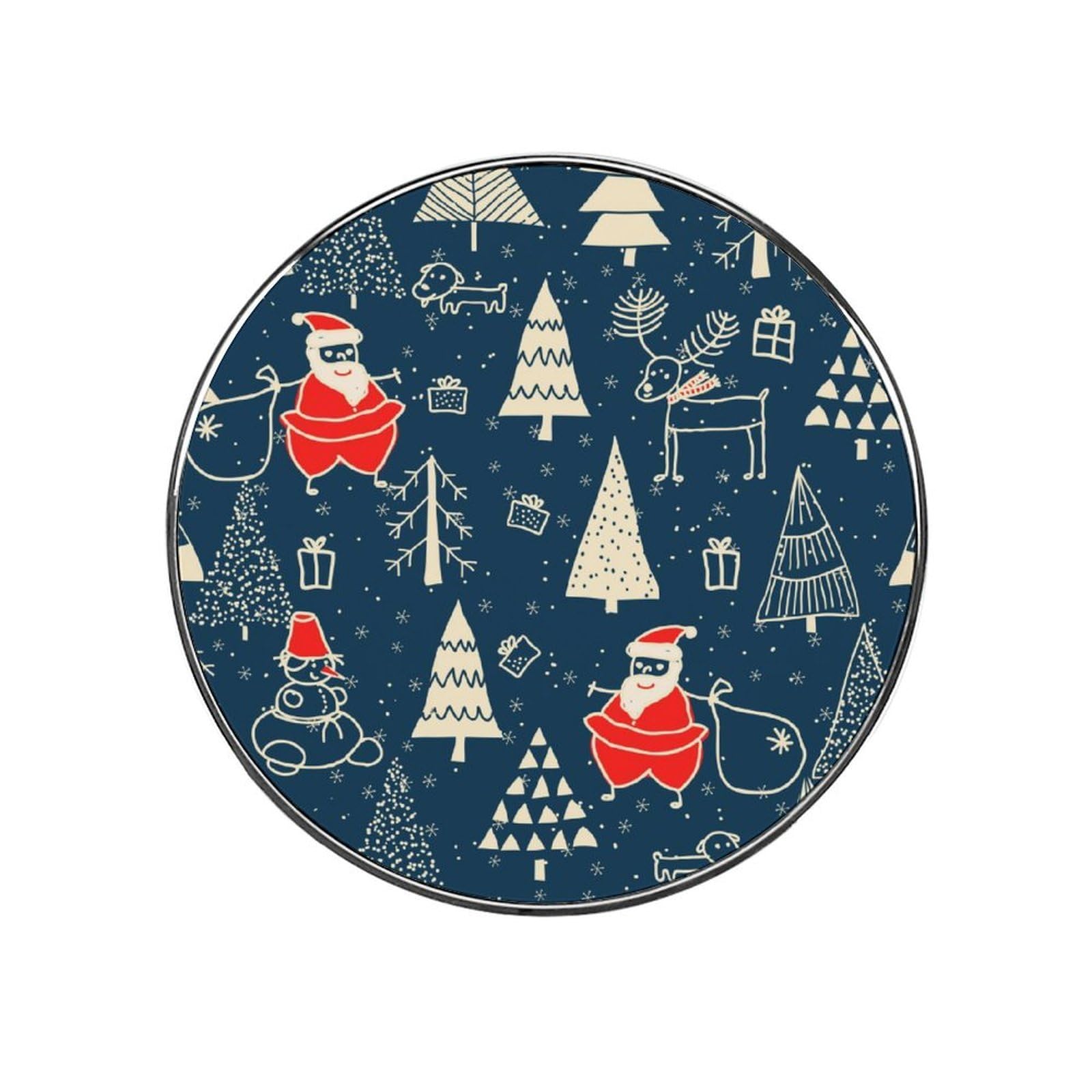 Santa Claus Alloy Fridge Magnet For Office Cabinet Refrigerator Whiteboard Photo