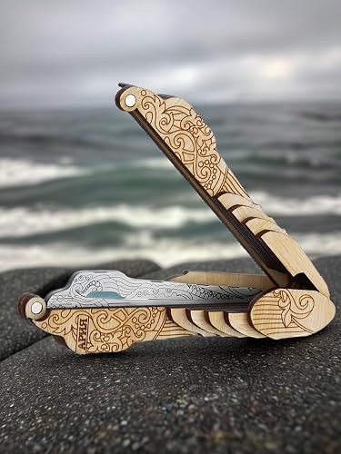 Shamanicshop Maultrommel von D.Glazyrin/Aria (in Holzkoffer) – Professionelles Mundmusikinstrument (Kieferharfe), schöner Klang, hervorragende Qualität, original russische Maultrommel (Kieferharfe,