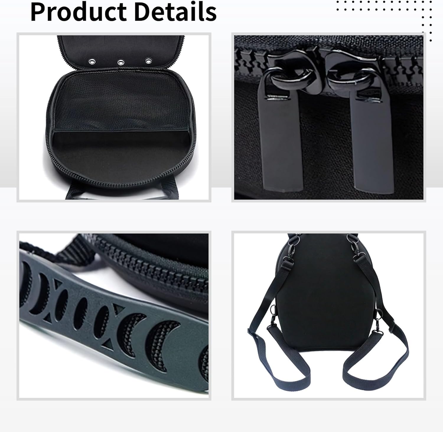 Soft-Shell Baseball Cap Case with Adjustable Straps, Waterproof Travel Hat Box, Crush-Proof Design