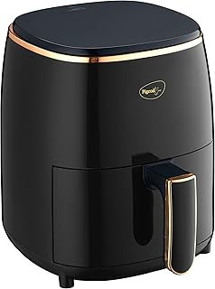Pigeon Healthifry Digital Air Fryer, 360° High Speed Air Circulation Technology 1200 W with Non-Stick 4.2 L Basket - Black