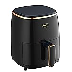Pigeon Healthifry Digital Air Fryer, 360° High Speed Air Circulation Technology 1200 W with Non-Stick 4.2 L Basket – Black