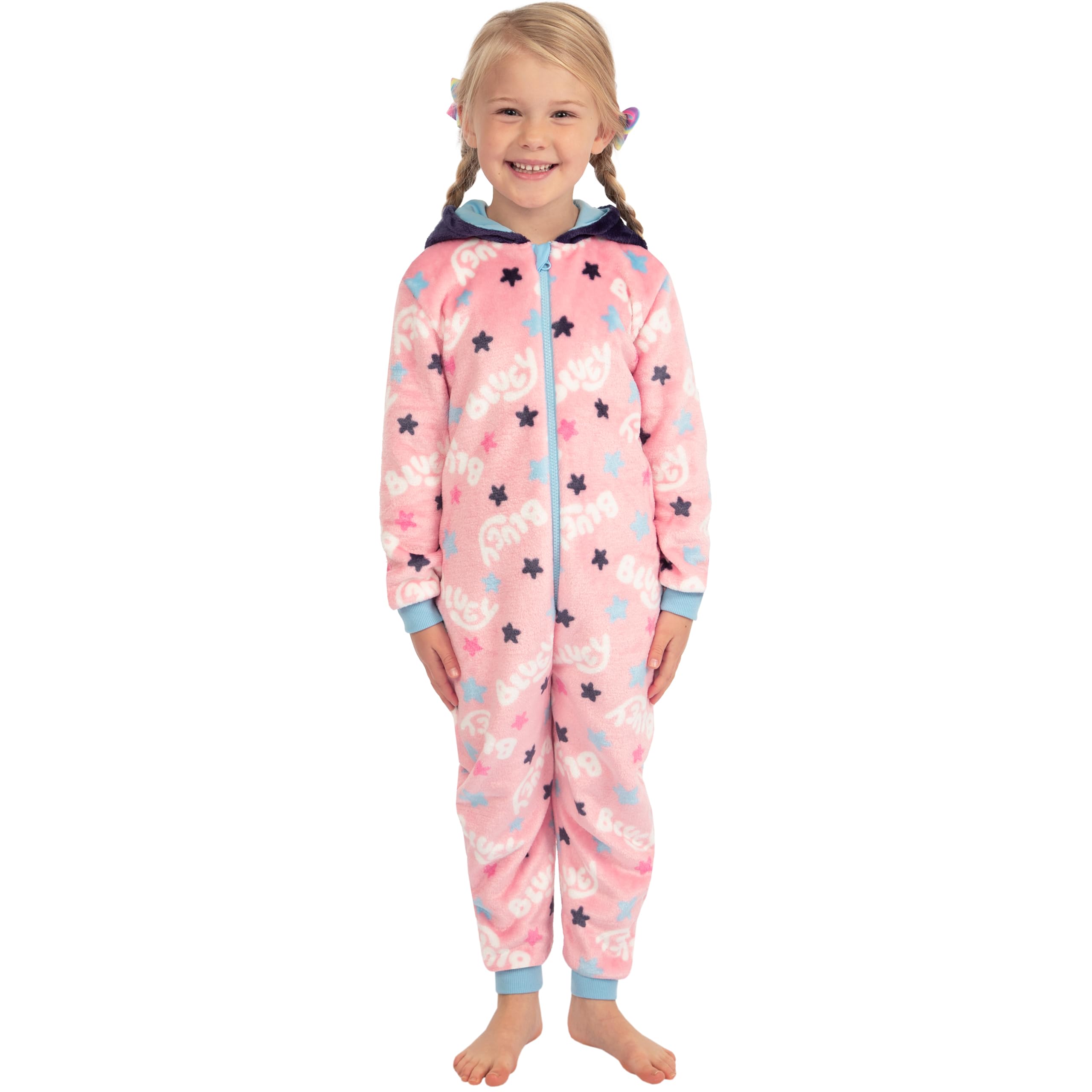 BlueY Onesie | Rosa Onesie Madchen | Jumpsuit Kinder | Schlafoverall Madchen