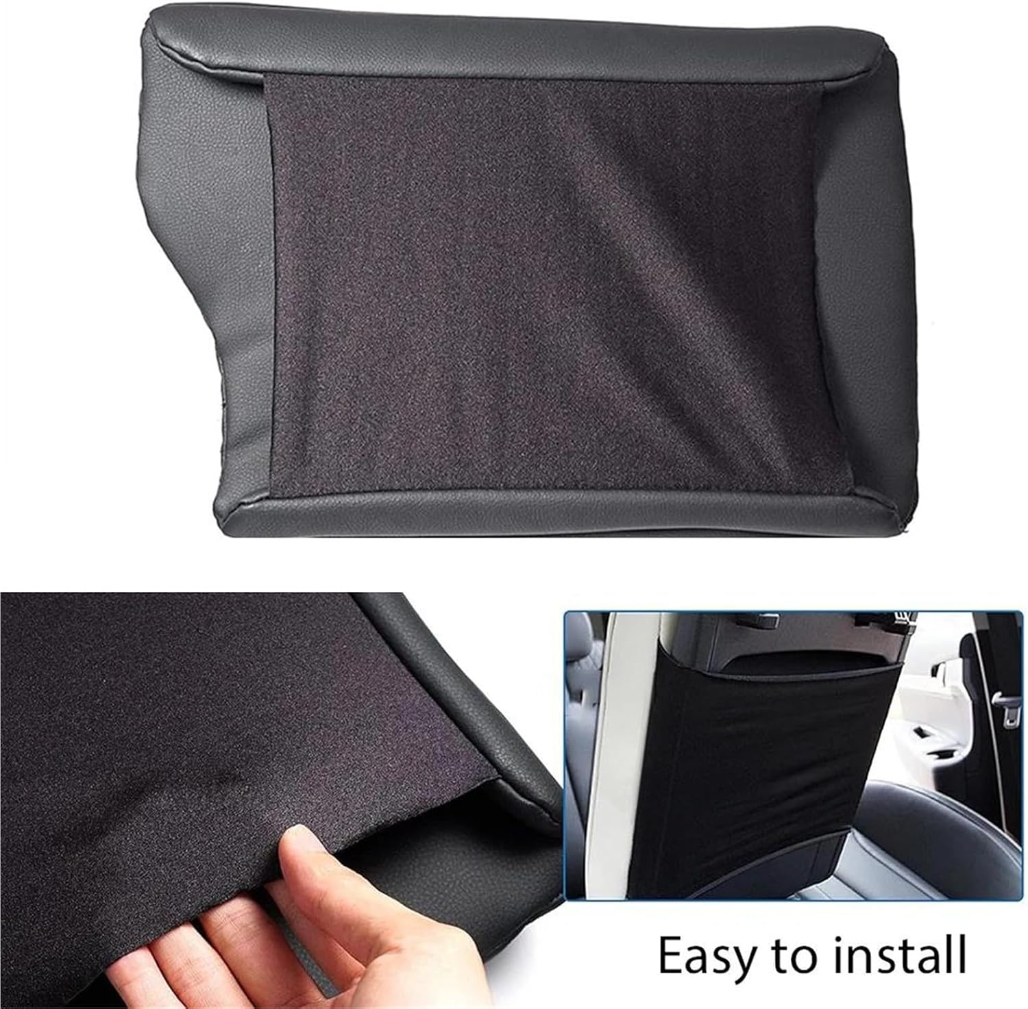 Armrest Box Protective Cover Car Leather Center Console Armrest Box Cushion Cover for Palisade 2020 2021 2022 2023 2024