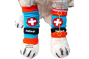 Comfy Pawz Cotton Nonslip Dog Long Socks